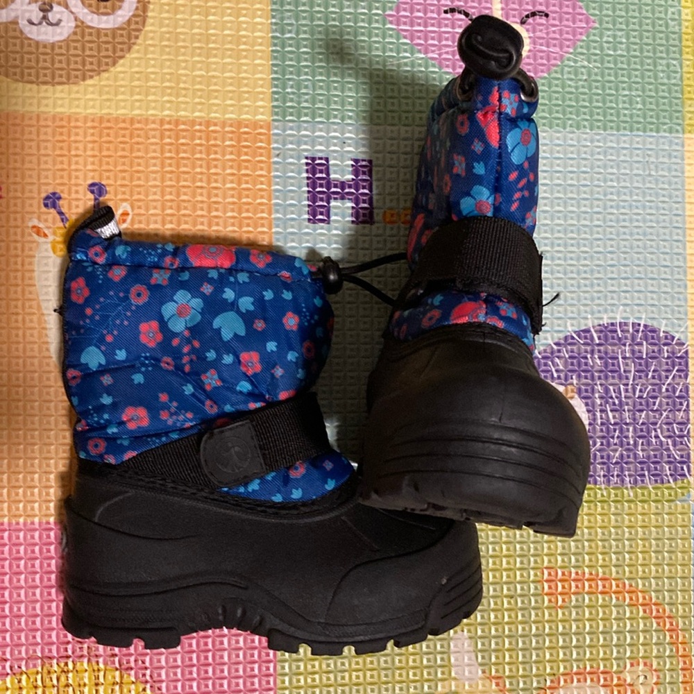 Northside Insulated Snow Boots Pink/blue - size 7